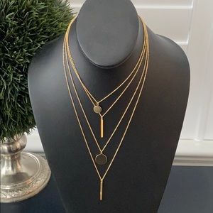 Forever Silver (F)NWT 4 Tier Necklace